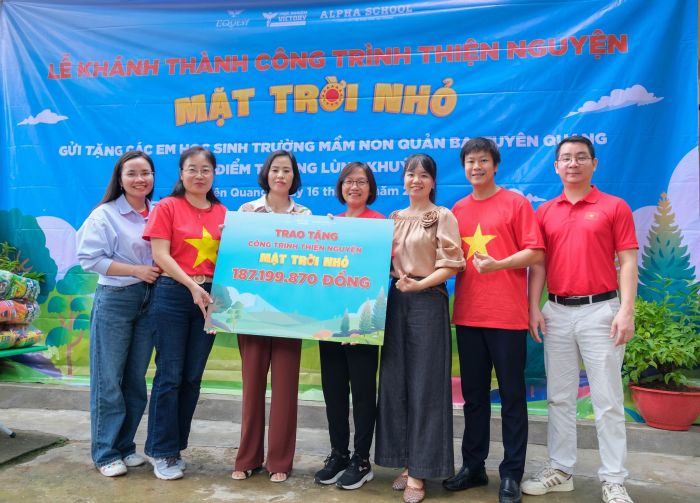 LỄ KHÁNH THÀNH CÔNG TRÌNH THIỆN NGUYỆN – ĐIỂM TRƯỜNG LÙNG KHUÝ, TRƯỜNG MẦM NON QUẢN BẠ, XÃ QUẢN BẠ, TỈNH TUYÊN QUANG