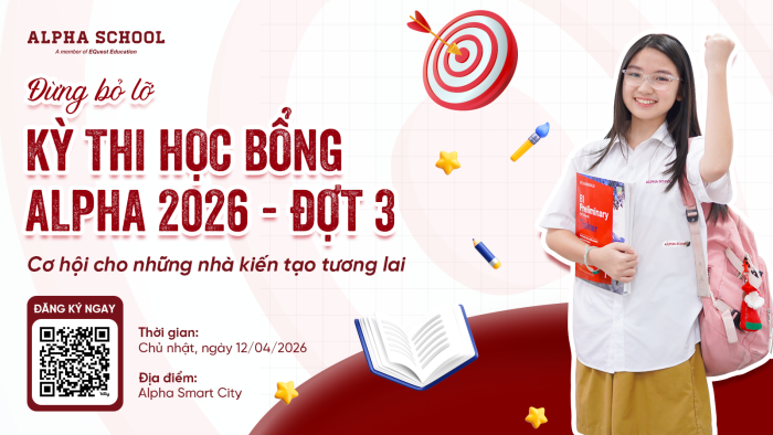 THÔNG BÁO KỲ THI HỌC BỔNG NĂM HỌC 2026-2027
